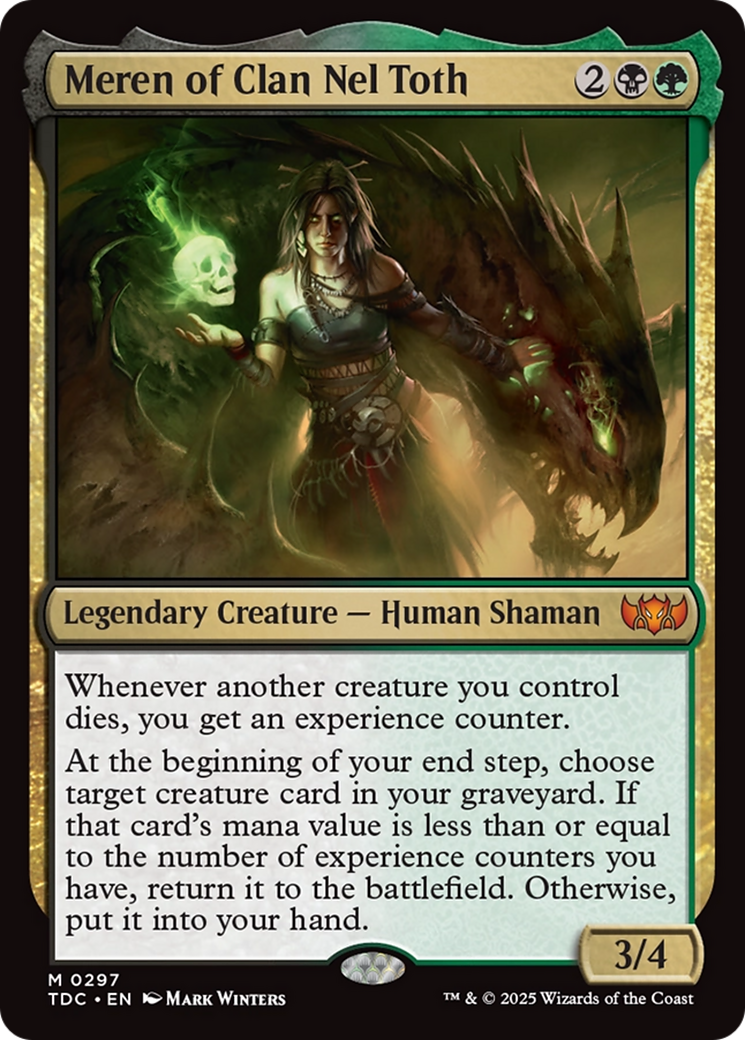 Meren of Clan Nel Toth [Tarkir: Dragonstorm Commander] | Webway Games