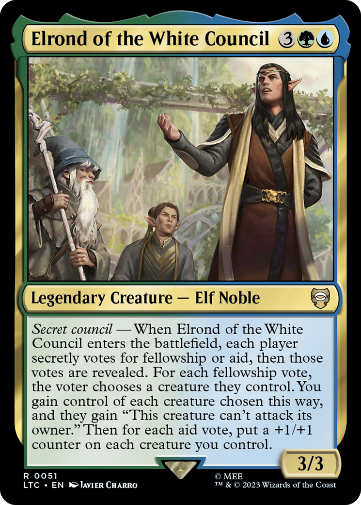 Elrond of the White Council [The Lord of the Rings: Tales of Middle-Earth Commander] | Webway Games