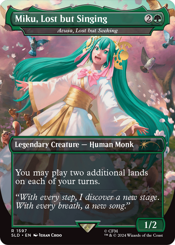 Miku, Lost but Singing - Azusa, Lost but Seeking [Secret Lair Drop Series] | Webway Games