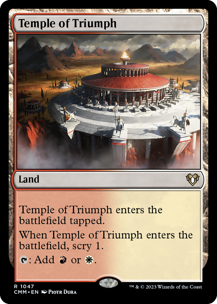 Temple of Triumph [Commander Masters] | Webway Games