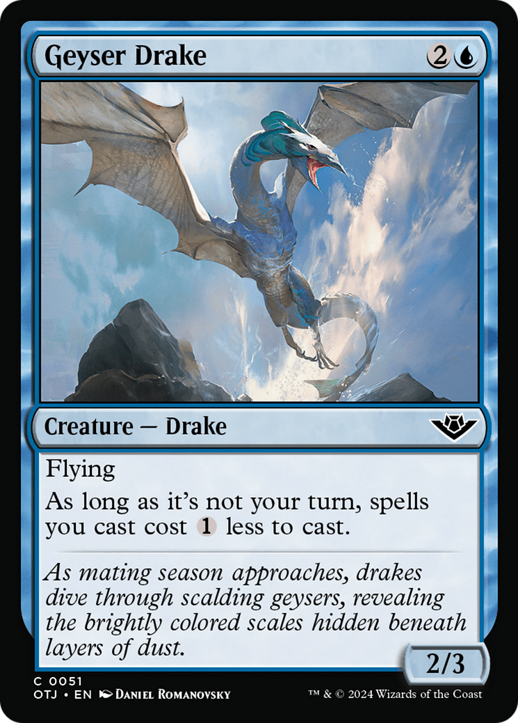 Geyser Drake [Outlaws of Thunder Junction] | Webway Games
