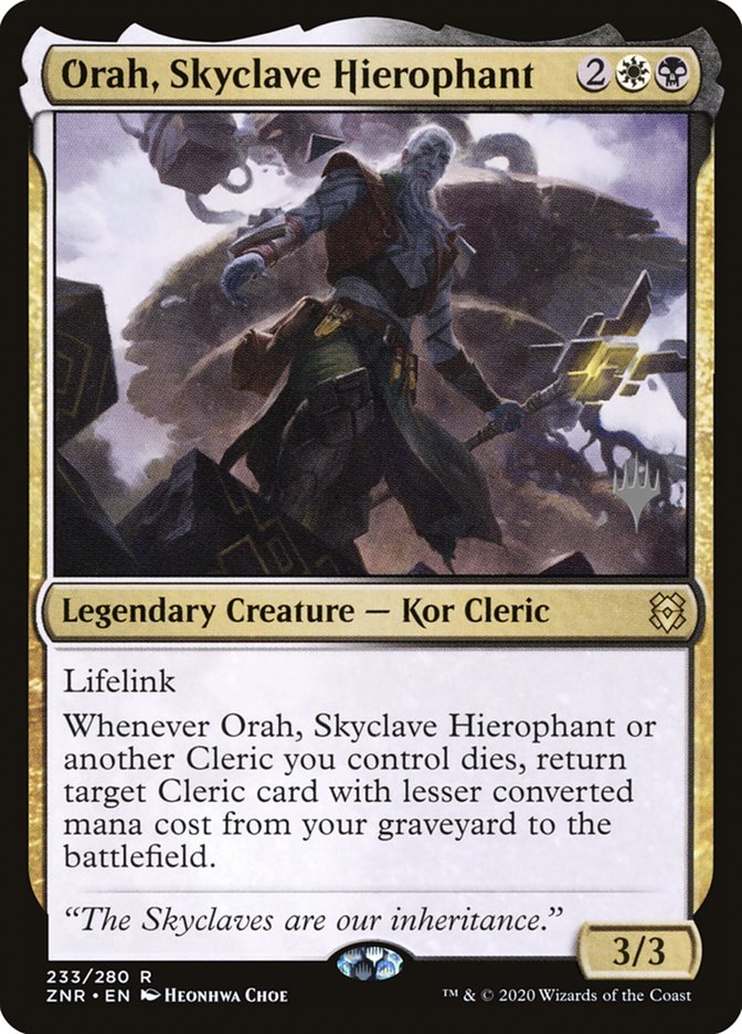 Orah, Skyclave Hierophant (Promo Pack) [Zendikar Rising Promos] | Webway Games