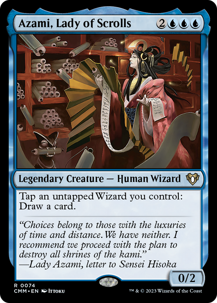 Azami, Lady of Scrolls [Commander Masters] | Webway Games