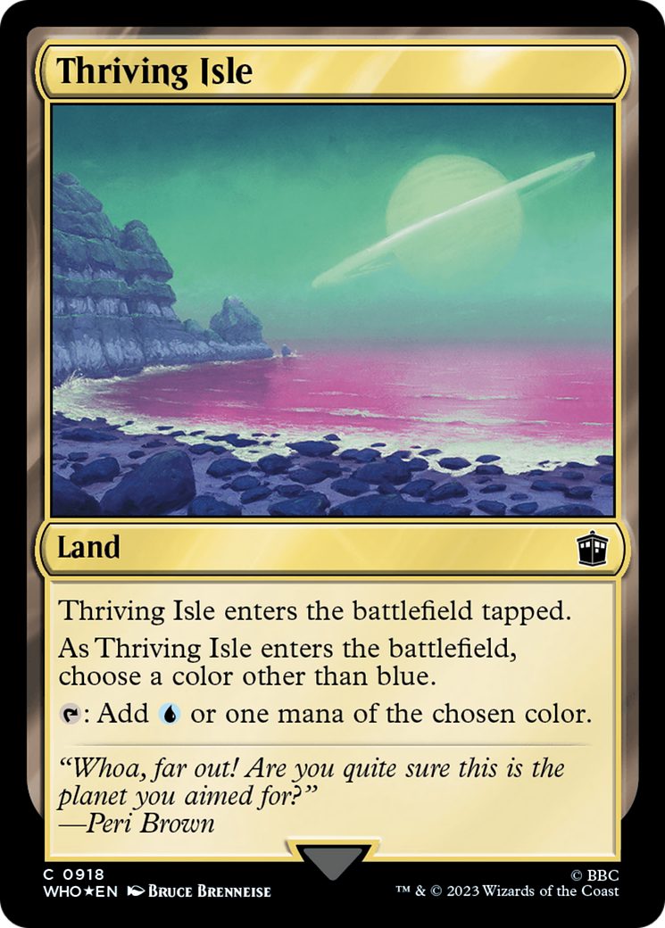 Thriving Isle (Surge Foil) [Doctor Who] | Webway Games