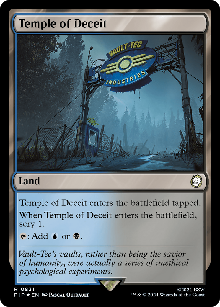 Temple of Deceit (Surge Foil) [Fallout] | Webway Games