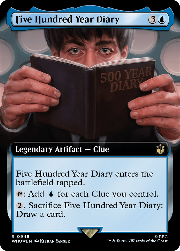 Five Hundred Year Diary (Extended Art) (Surge Foil) [Doctor Who] | Webway Games