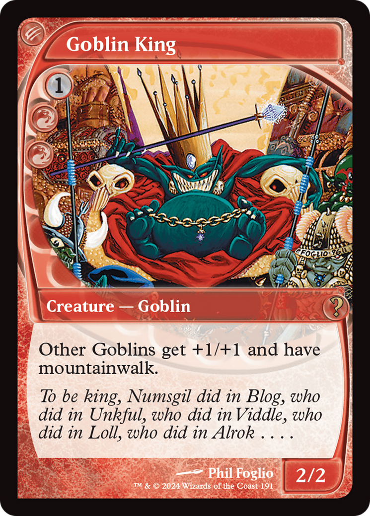 Goblin King (Future Sight) [Mystery Booster 2] | Webway Games