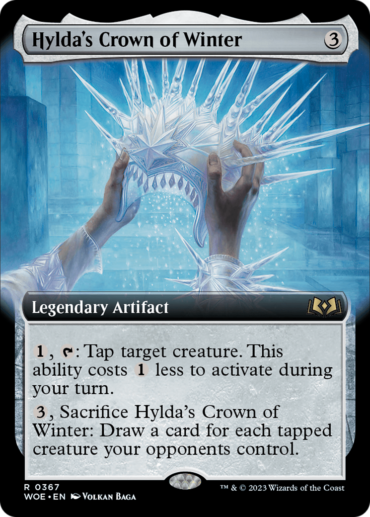 Hylda's Crown of Winter (Extended Art) [Wilds of Eldraine] | Webway Games