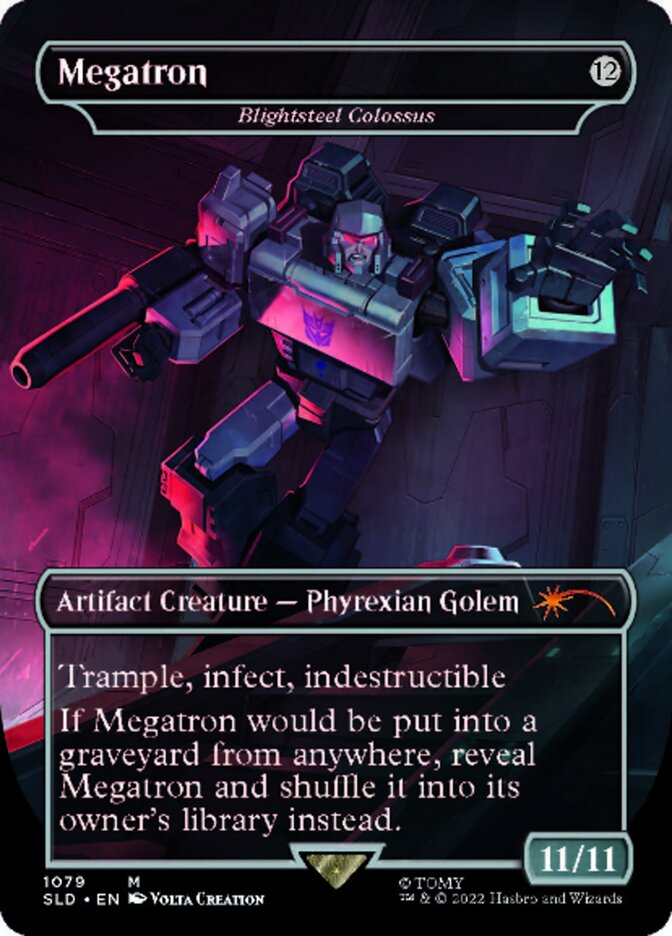 Blightsteel Colossus - Megatron (Borderless) [Secret Lair Drop Series] | Webway Games