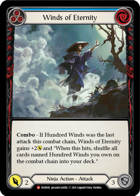 Winds of Eternity [EVR040] (Everfest)  1st Edition Rainbow Foil | Webway Games