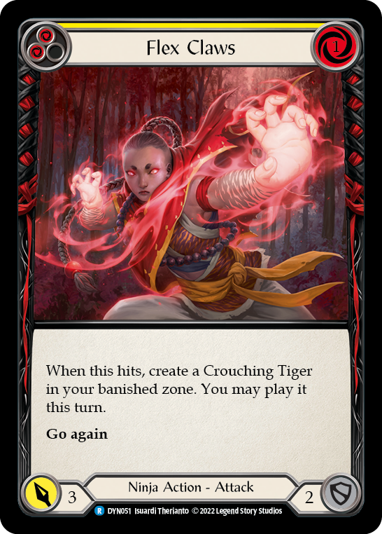 Flex Claws (Yellow) [DYN051] (Dynasty) | Webway Games