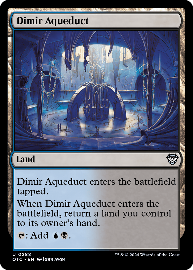 Dimir Aqueduct [Outlaws of Thunder Junction Commander] | Webway Games