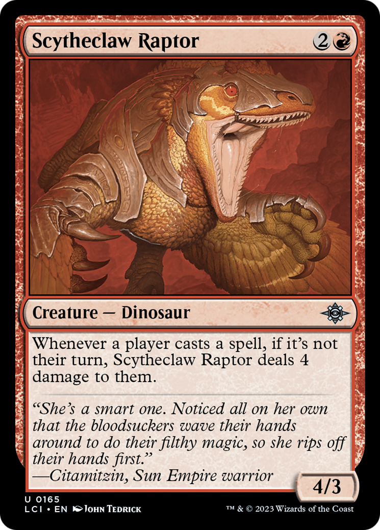 Scytheclaw Raptor [The Lost Caverns of Ixalan] | Webway Games