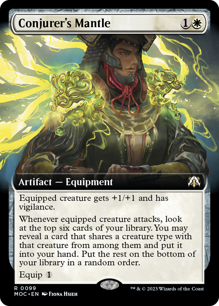 Conjurer's Mantle (Extended Art) [March of the Machine Commander] | Webway Games