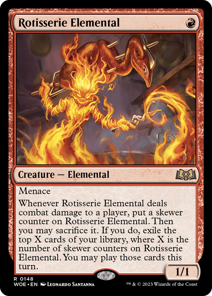 Rotisserie Elemental [Wilds of Eldraine] | Webway Games