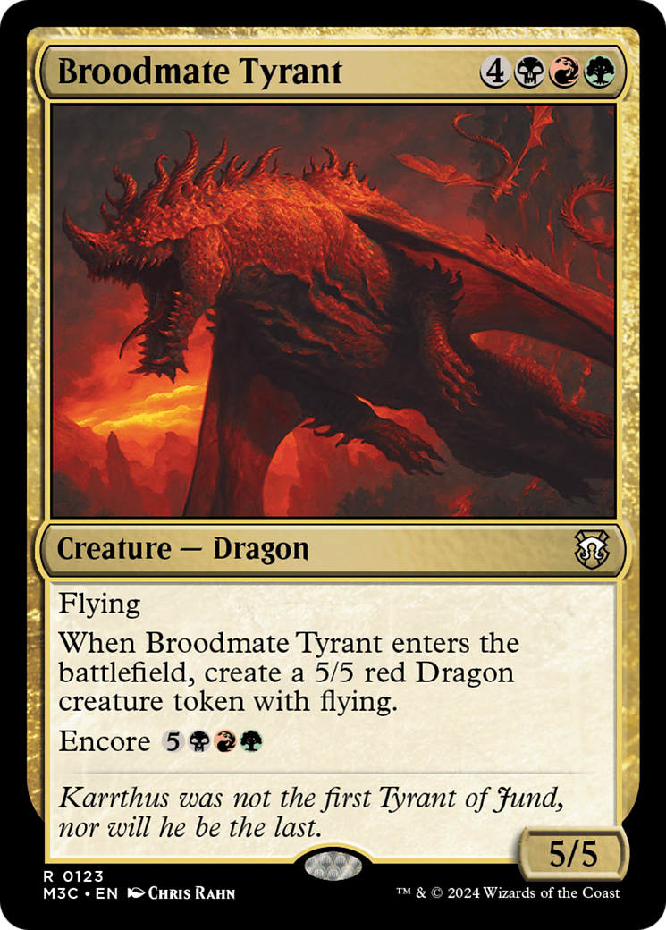 Broodmate Tyrant [Modern Horizons 3 Commander] | Webway Games