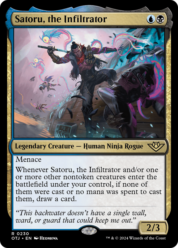 Satoru, the Infiltrator [Outlaws of Thunder Junction] | Webway Games