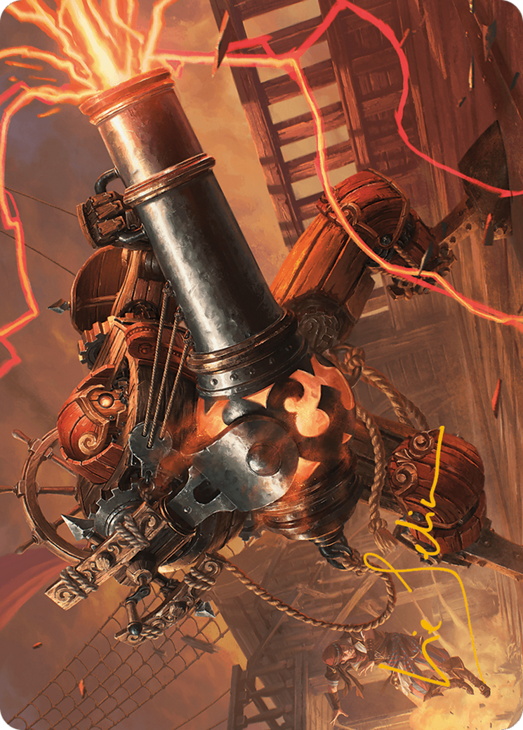 Blaster Hulk Art Card (Gold-Stamped Signature) [Modern Horizons 3 Art Series] | Webway Games