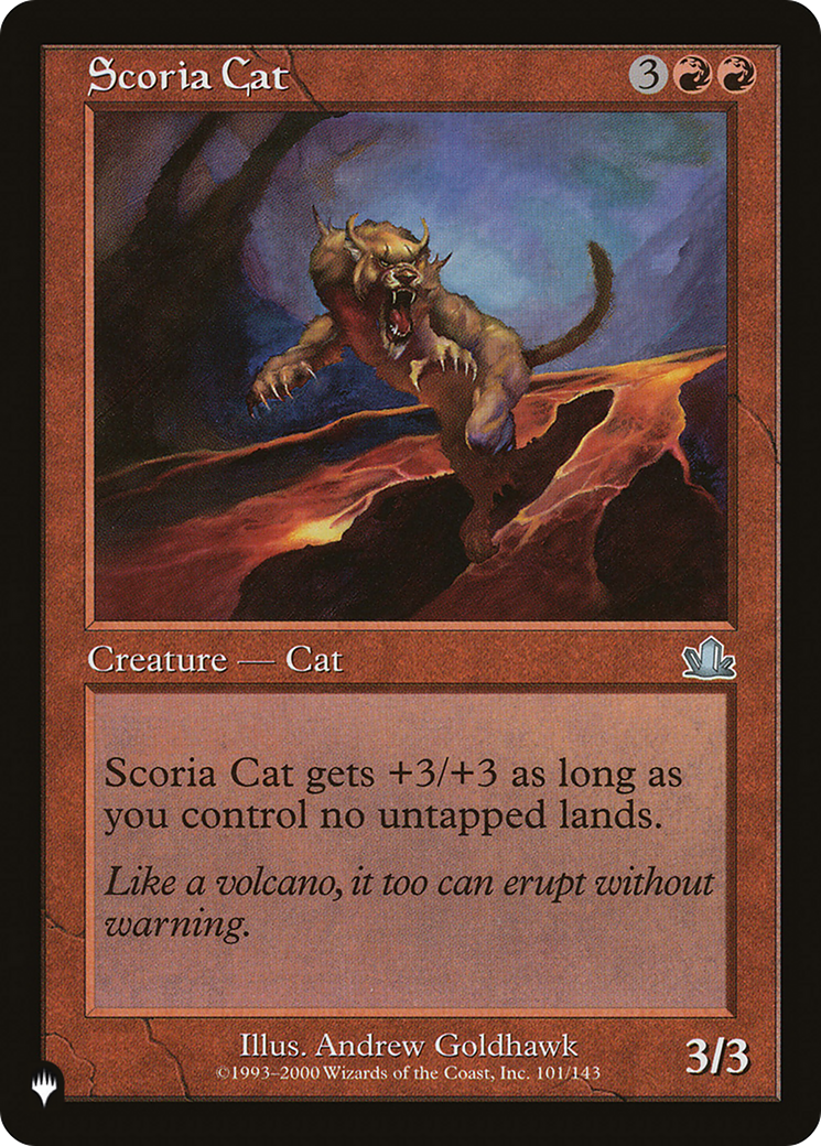 Scoria Cat [The List] | Webway Games