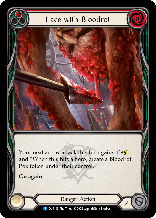Lace with Bloodrot (Red) [OUT112] (Outsiders) | Webway Games