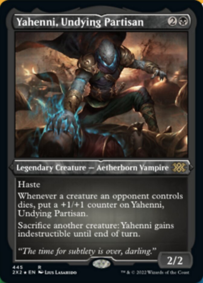 Yahenni, Undying Partisan (Foil Etched) [Double Masters 2022] | Webway Games