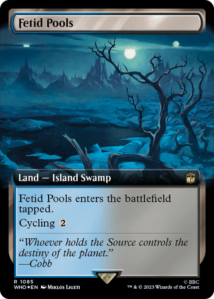 Fetid Pools (Extended Art) (Surge Foil) [Doctor Who] | Webway Games