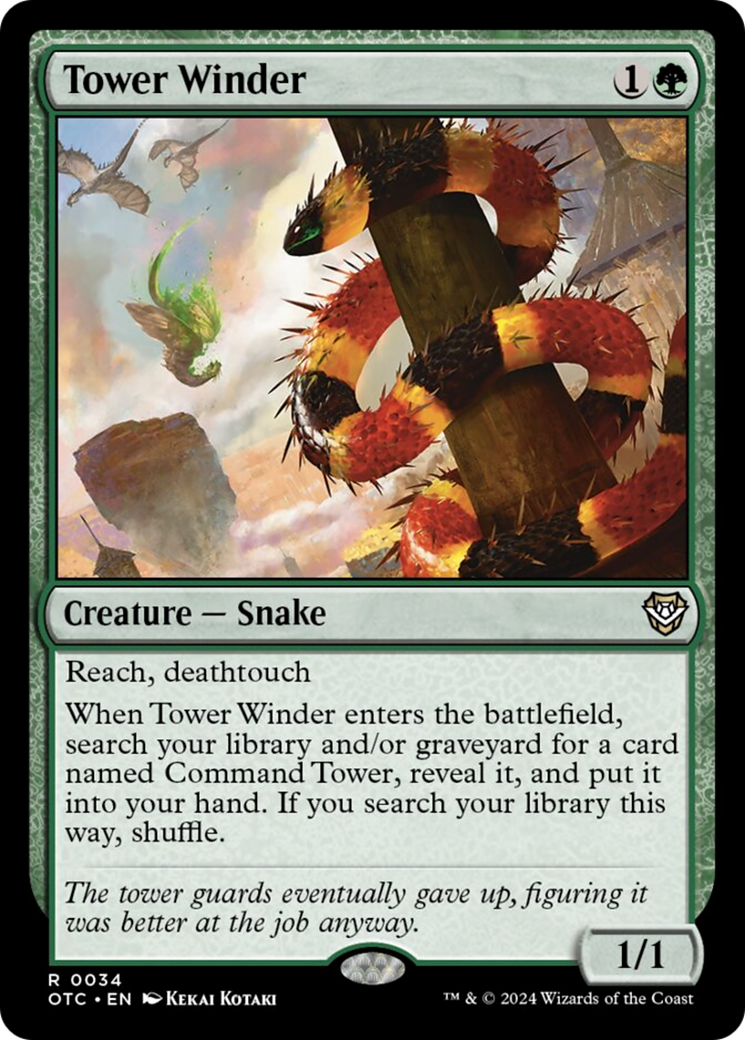 Tower Winder [Outlaws of Thunder Junction Commander] | Webway Games