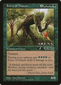 Force of Nature (Oversized) [Oversize Cards] | Webway Games