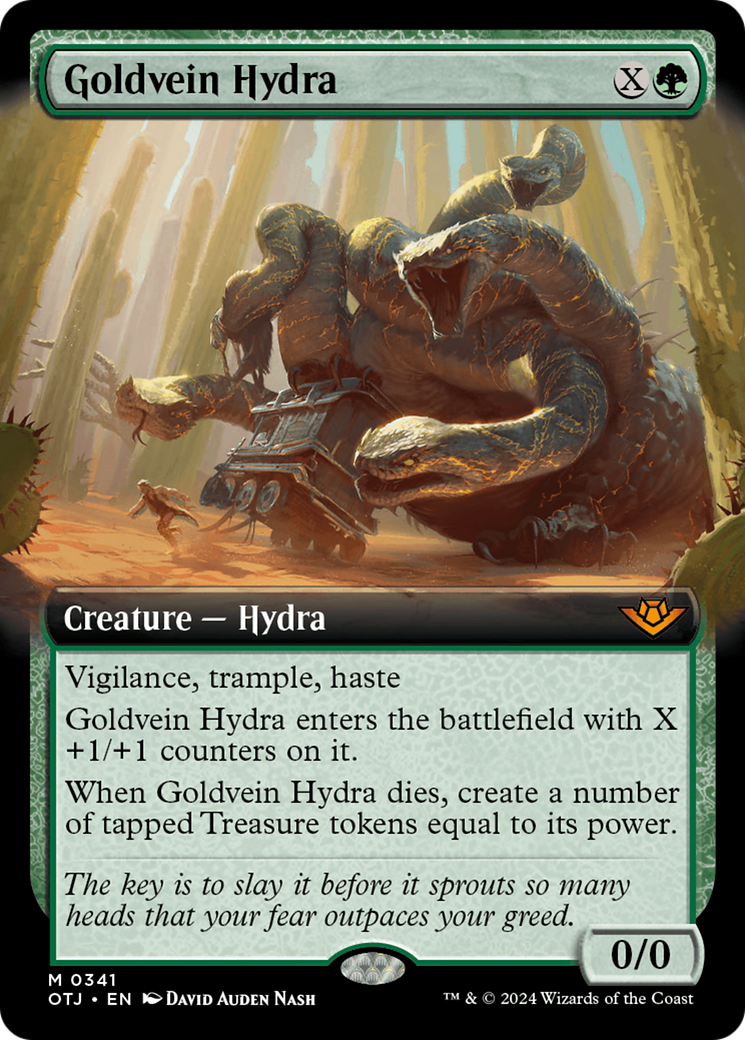 Goldvein Hydra (Extended Art) [Outlaws of Thunder Junction] | Webway Games