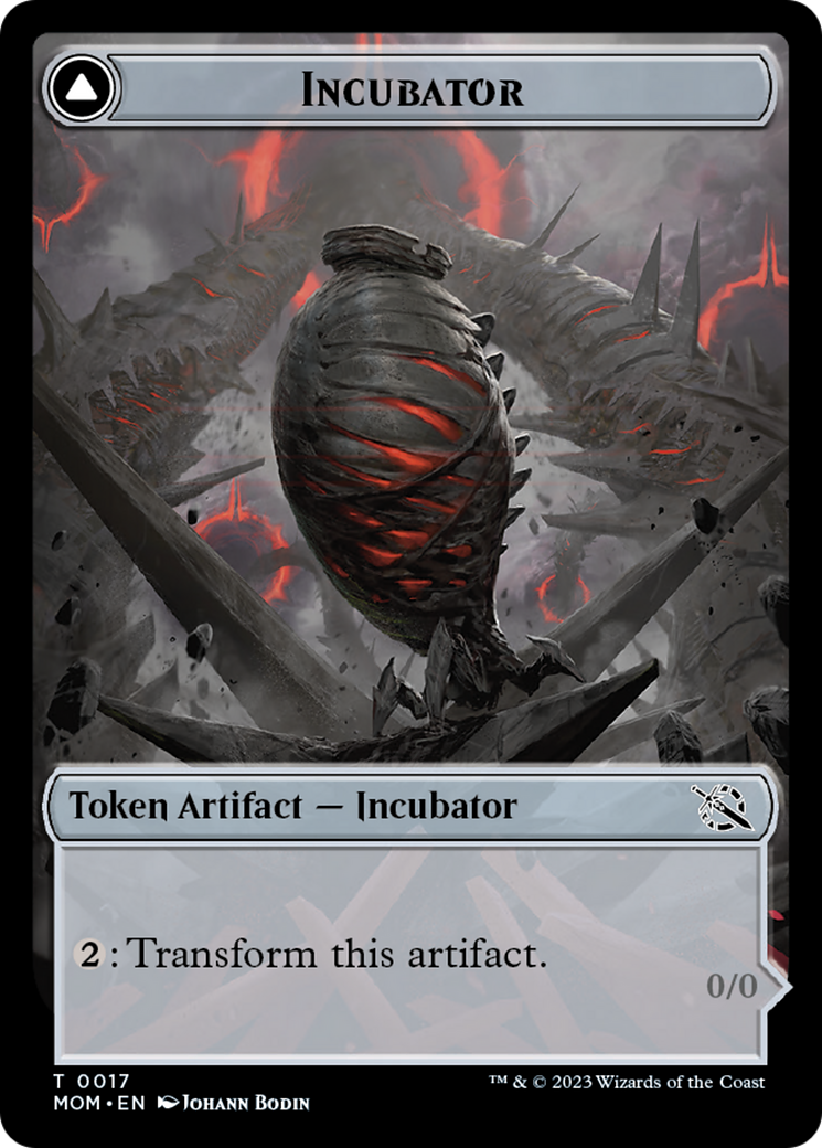 Incubator // Phyrexian (17) Double-Sided Token [March of the Machine Tokens] | Webway Games