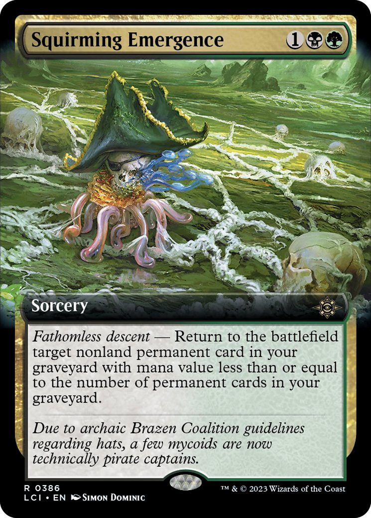 Squirming Emergence (Extended Art) [The Lost Caverns of Ixalan] | Webway Games