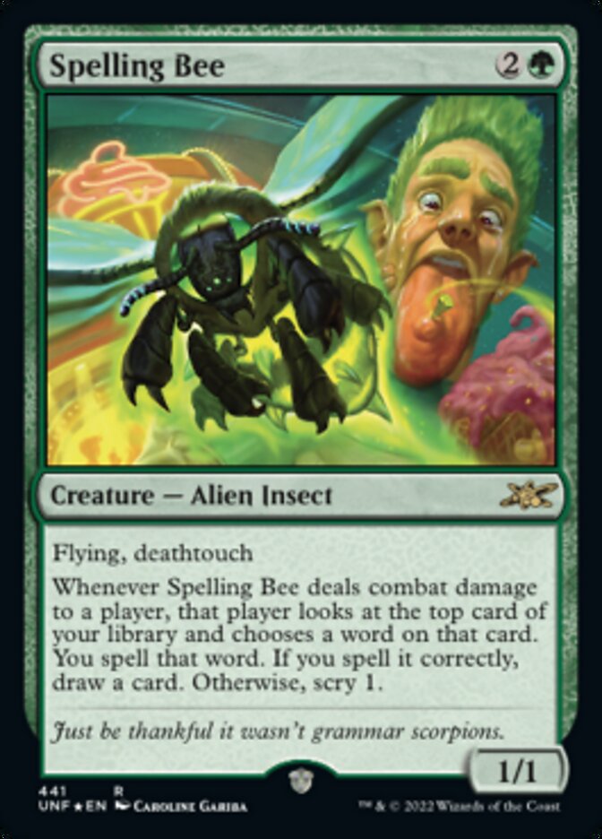 Spelling Bee (Galaxy Foil) [Unfinity] | Webway Games