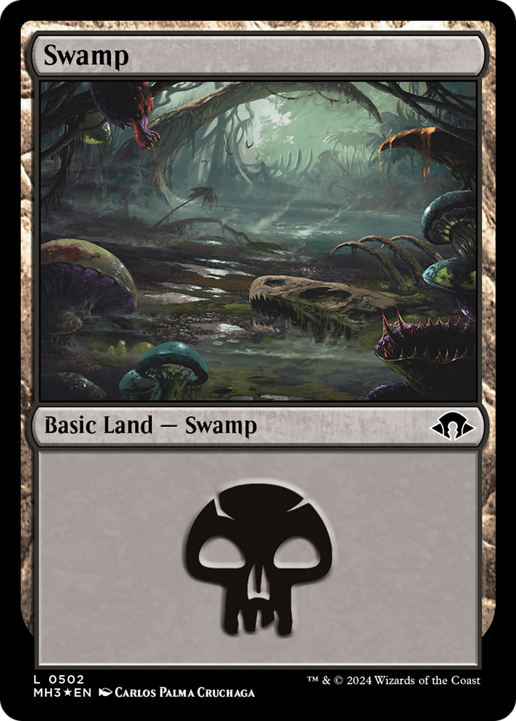 Swamp (0502) (Ripple Foil) [Modern Horizons 3] | Webway Games