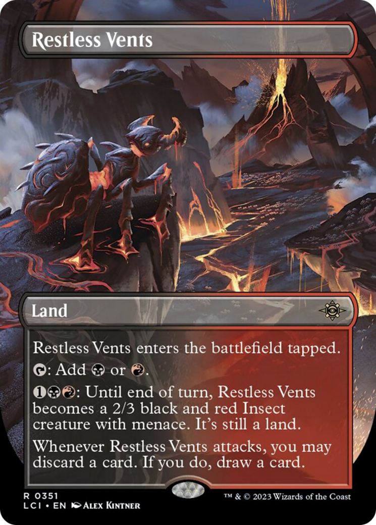 Restless Vents (Borderless) [The Lost Caverns of Ixalan] | Webway Games