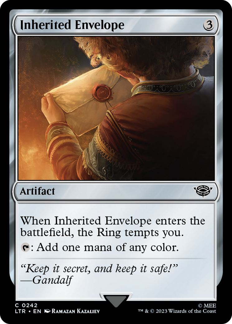 Inherited Envelope [The Lord of the Rings: Tales of Middle-Earth] | Webway Games
