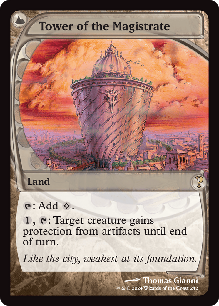 Tower of the Magistrate (Future Sight) [Mystery Booster 2] | Webway Games