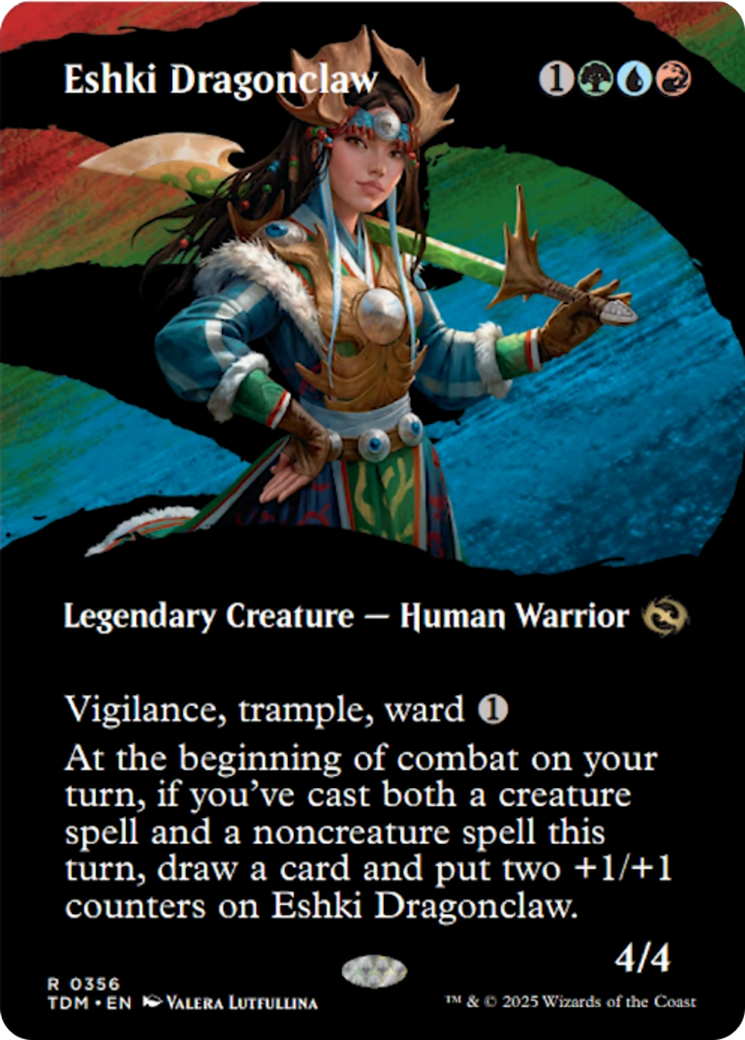 Eshki Dragonclaw (Borderless) [Tarkir: Dragonstorm] | Webway Games