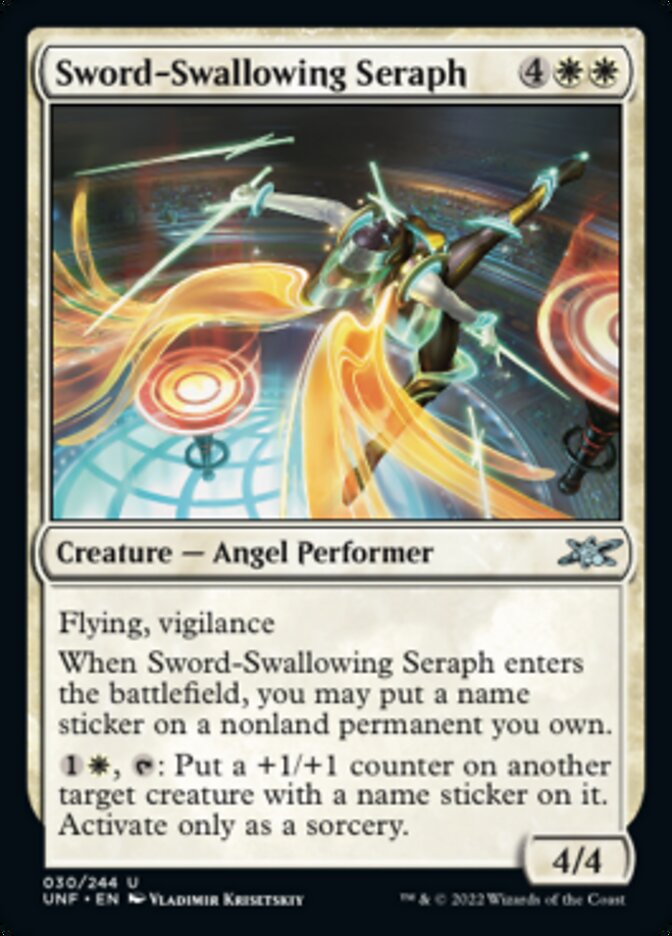 Sword-Swallowing Seraph [Unfinity] | Webway Games
