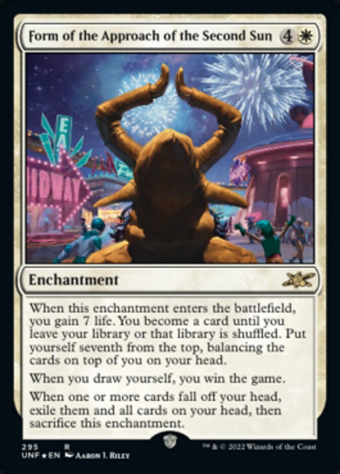 Form of the Approach of the Second Sun (Galaxy Foil) [Unfinity] | Webway Games