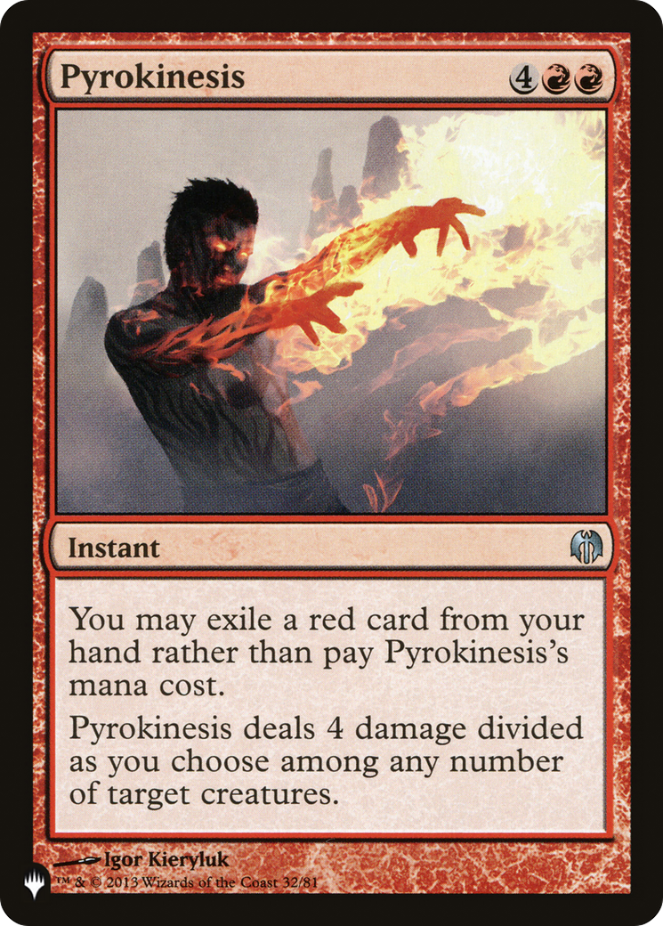 Pyrokinesis [The List] | Webway Games
