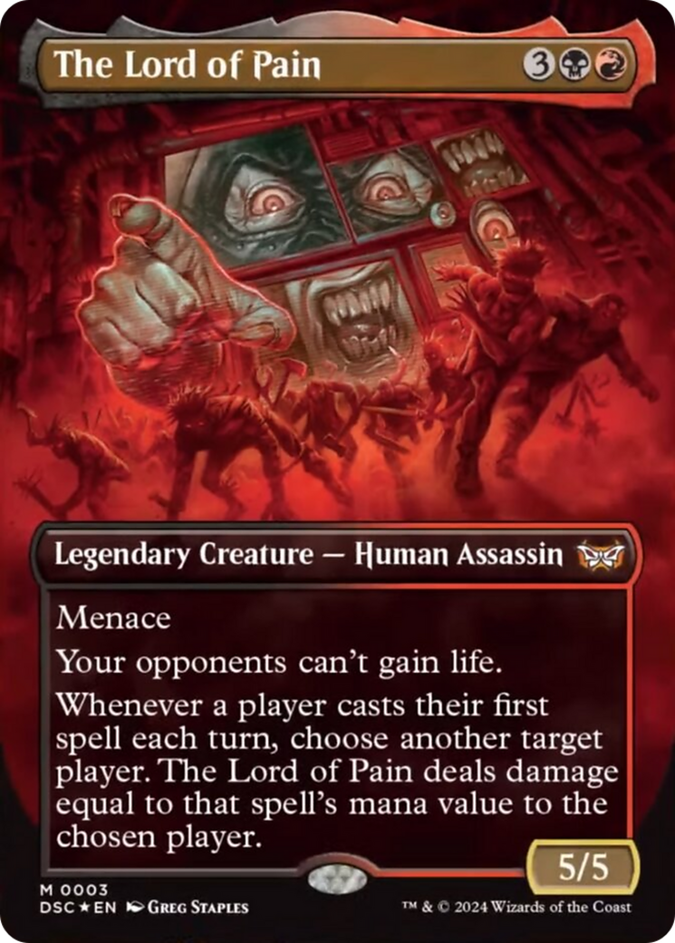 The Lord of Pain (Borderless) [Duskmourn: House of Horror Commander] | Webway Games