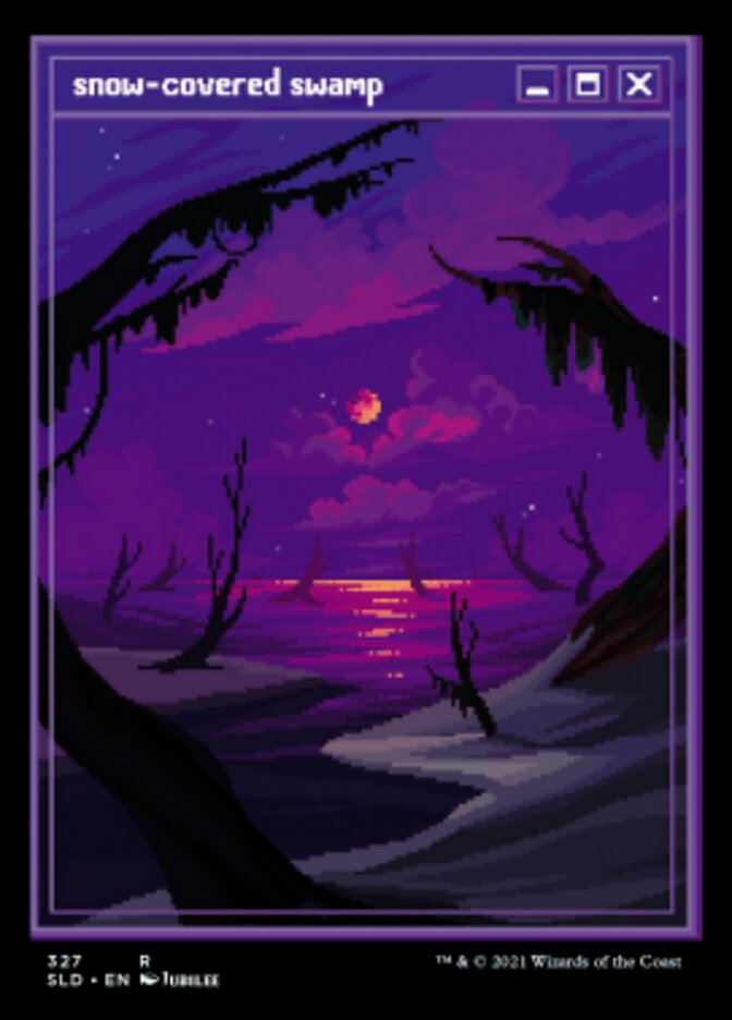 Snow-Covered Swamp (Foil Etched) [Secret Lair Drop Series] | Webway Games