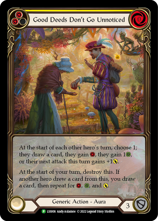 Good Deeds Don't Go Unnoticed [LSS006] (Promo)  Rainbow Foil | Webway Games