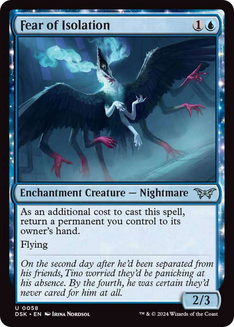 Fear of Isolation [Duskmourn: House of Horror] | Webway Games