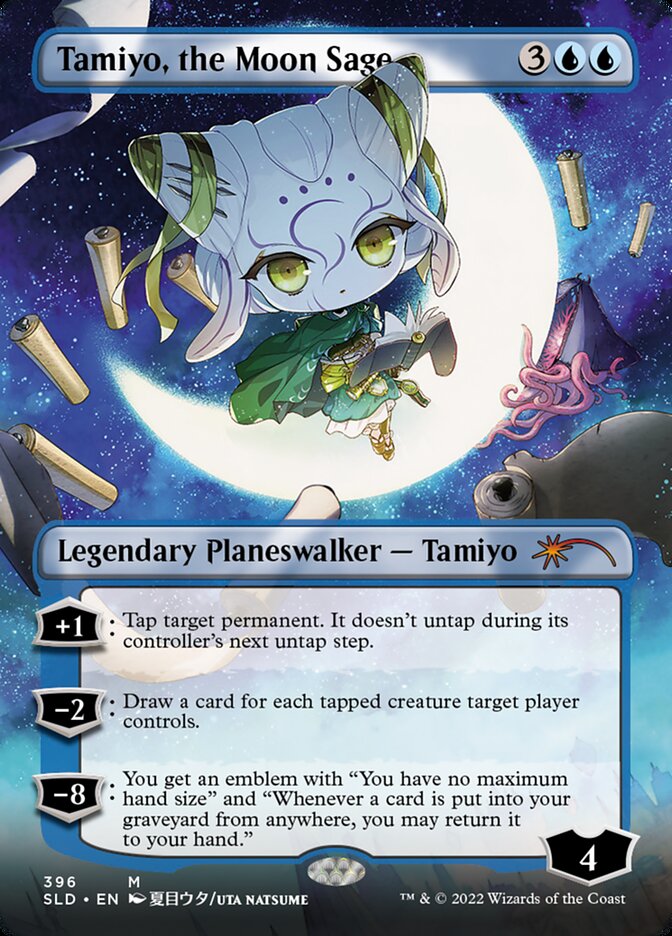 Tamiyo, the Moon Sage (Borderless) [Secret Lair Drop Series] | Webway Games