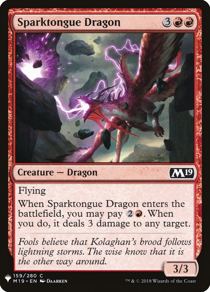 Sparktongue Dragon [Mystery Booster] | Webway Games