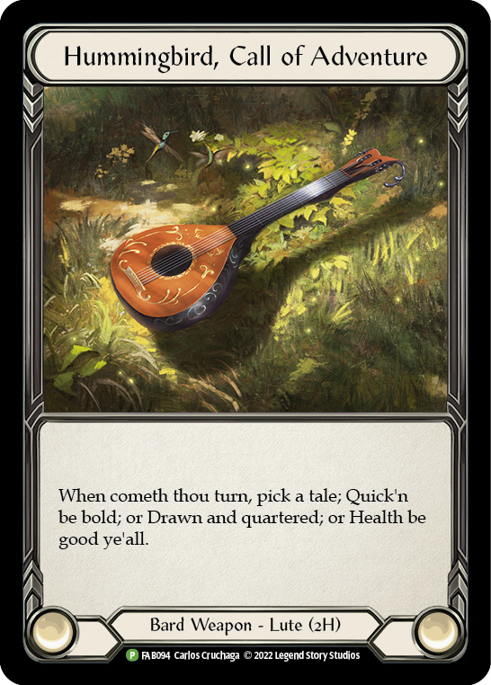 Hummingbird, Call of Adventure [FAB094] (Promo)  Cold Foil | Webway Games