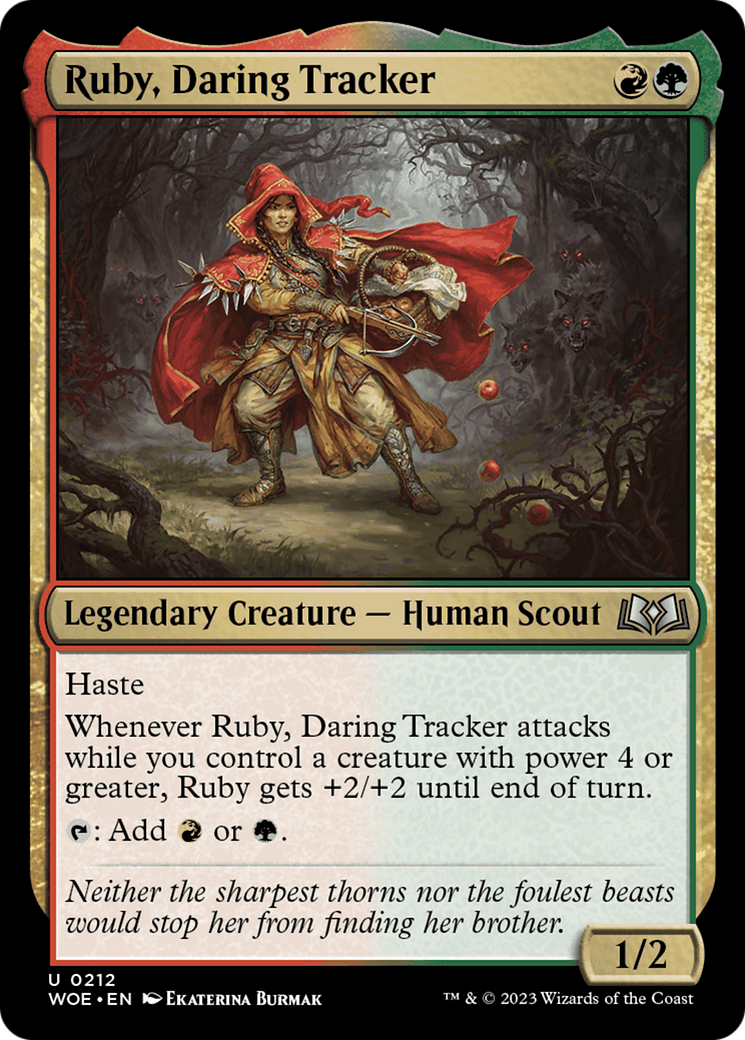 Ruby, Daring Tracker [Wilds of Eldraine] | Webway Games