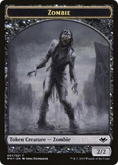 Zombie // Golem Double-Sided Token [Modern Horizons Tokens] | Webway Games