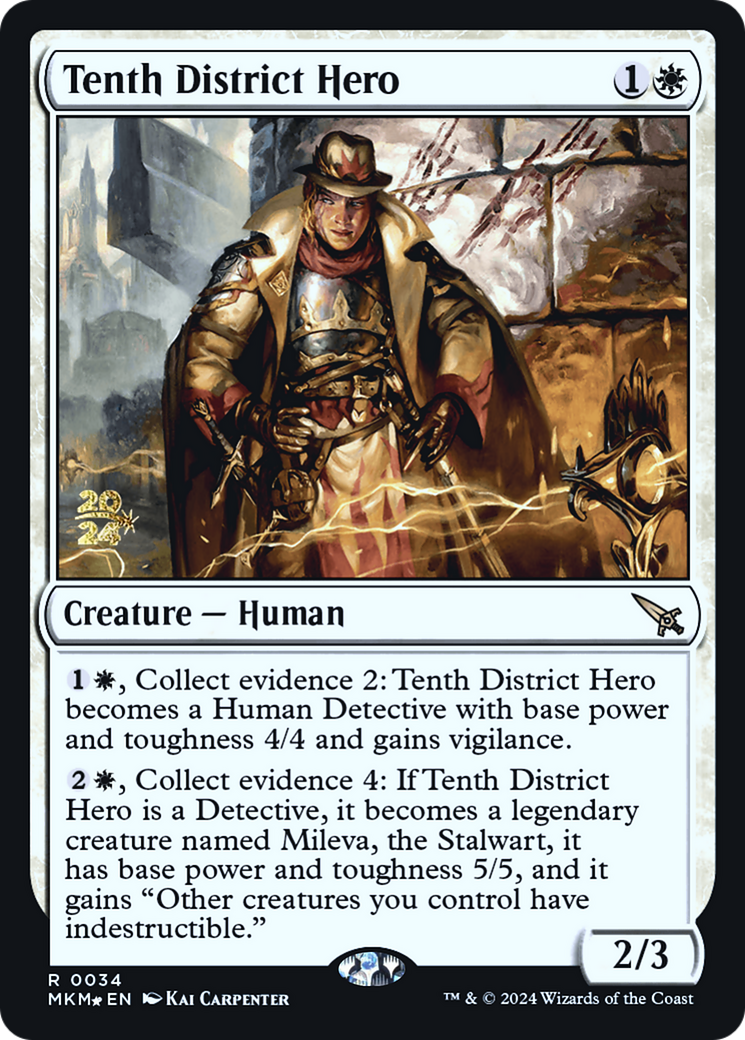 Tenth District Hero [Murders at Karlov Manor Prerelease Promos] | Webway Games